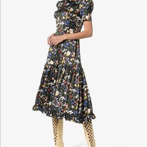 Vampire's Wife Hummingbird Silk Dress Sz 6 US